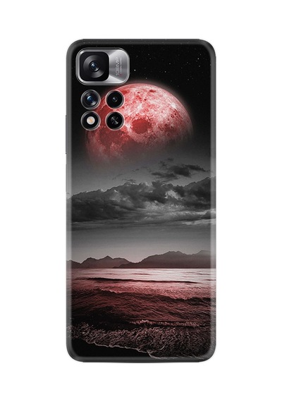 Xiaomi Redmi Note 11 Pro Plus 5g Kılıf Resimli Desenli Silikon Platinium Series Red World 1836