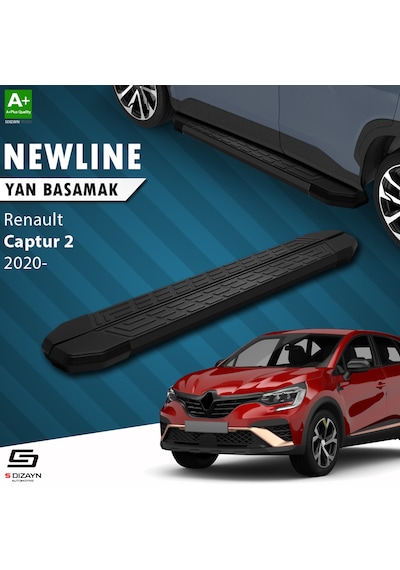 S-dizayn Renault Captur 2 Newline Siyah Yan Basamak 183 Cm 2020 Ü