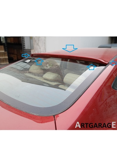 Hyundai Elantra Boyasız Camüstü Spoileri-fiberglass