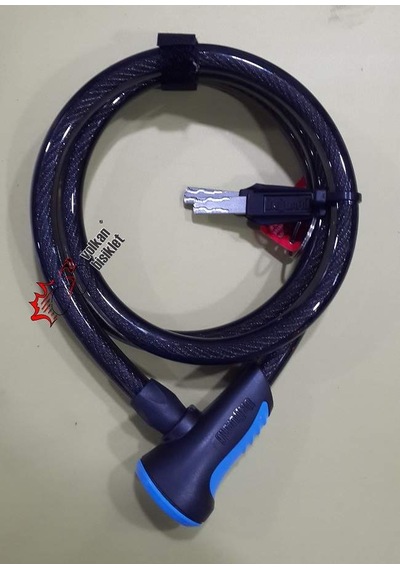 ONGUARD 8163 NEON ANAHTARLI KİLİT 12*1200 mm MAVİ