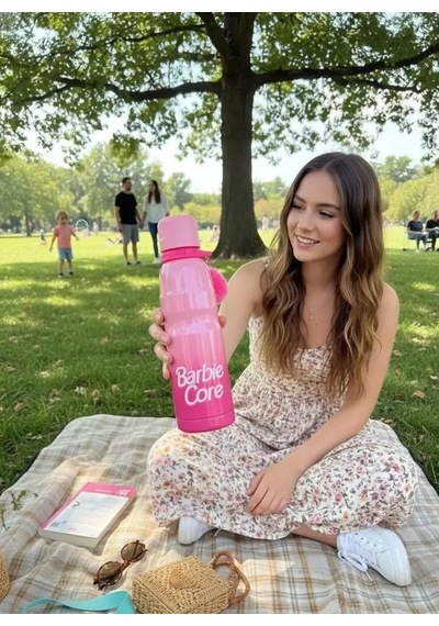 Barbie Lisanslı Termos 600 Ml Çok Renkli