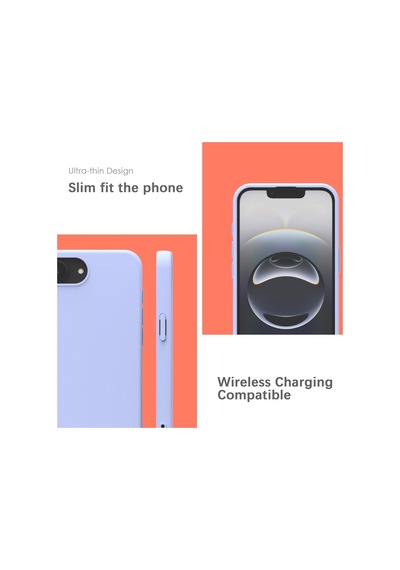 Apple iPhone 17e İle Uyumlu Telefon Kılıfı Kadife Iç Yüzey Soft Tasarım Lansman Kılıf Lila