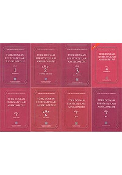 Türk Dünyası Edebiyatçıları Ansiklopedisi (8 Cilt Takım) / Kol...