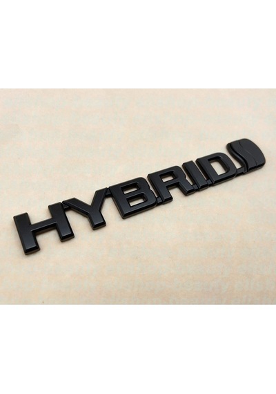 Toyota Hilux Uyumlu Hybrid Piano Black Çamurluk Yazısı 3m 3d Abs