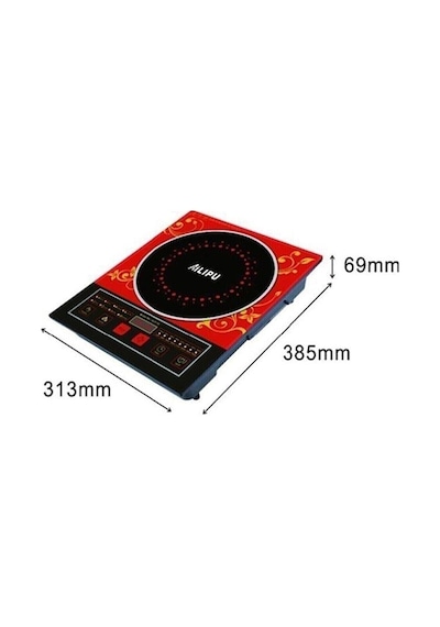 Alp-12 Lazer 2200 W Elektirikli Ocak Alp-12 Kırmızı