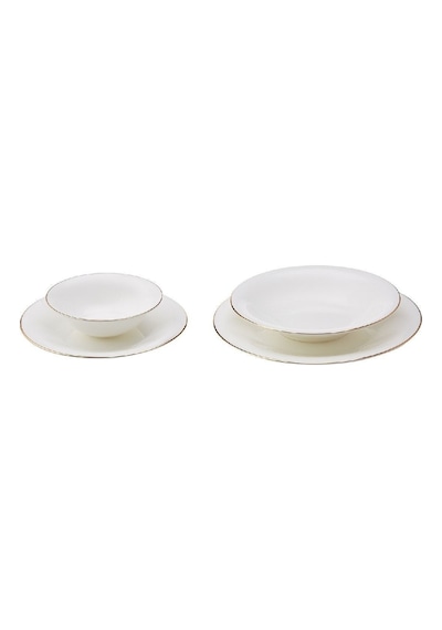 Karaca  Fine Pearl Diana 24 Parça 6 Kişilik Yemek Takımı Gold
