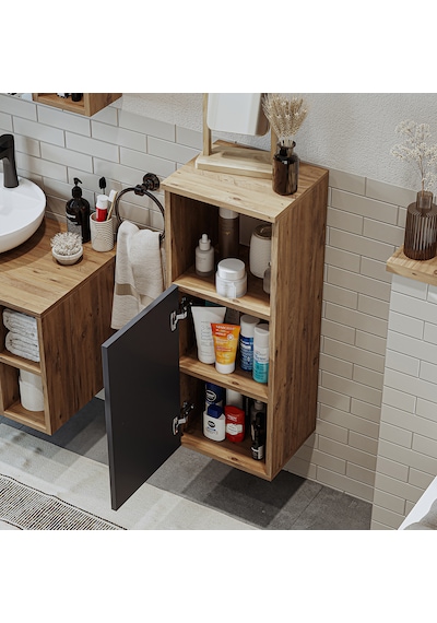 Banyo Dolabı Mat Mdf 90 X 35 Cm Banyo Boy Dolap Atlantik Antrasit Atlantik Çam - Antrasit Banyo Dolabı Mat Mdf 90 X 35 Cm Banyo Boy Dolap Atlantik Antrasit Atlantik Çam - Antrasit