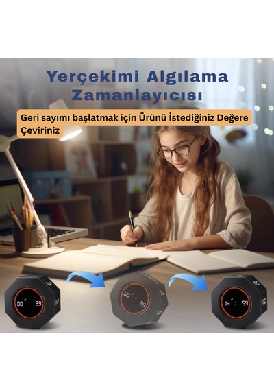 Npo Npt51s Alarmlı G-sensörlü Otomatik Zamanlayıcılı Küp Kronometre