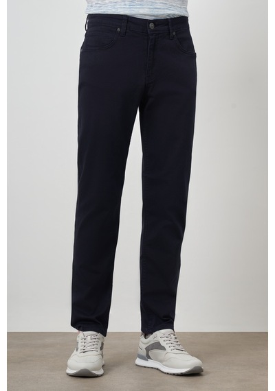 Morven Erkek Lacivert Pamuk 5 Cep Slim Fit Jean Kot Pantolon 25ms003036200 Lacivert