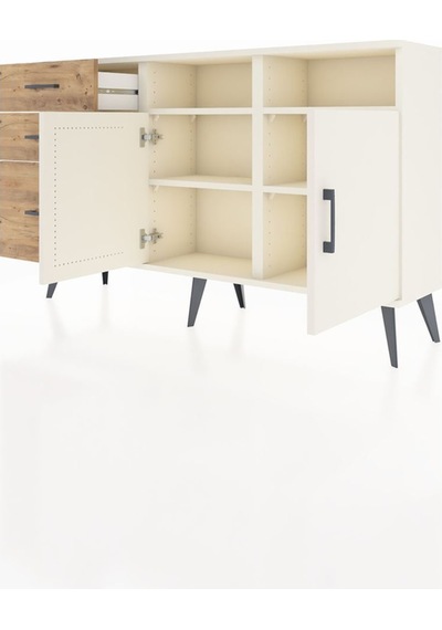 Arges Konsol 4 Raflı 3 Çekmeceli 2 Kapaklı 132x30x83 Aytaşı-aytaşı/çam Aytaşı/çam Arges Konsol 4 Raflı 3 Çekmeceli 2 Kapaklı 132x30x83 Aytaşı-aytaşı/çam Aytaşı/çam