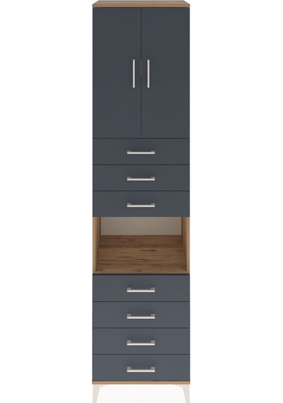 Hyperion Dolap 3 Raflı 7 Çekmeceli 2 Kapaklı 60x44x243 Çam-an... Çam Hyperion Dolap 3 Raflı 7 Çekmeceli 2 Kapaklı 60x44x243 Çam-an... Çam