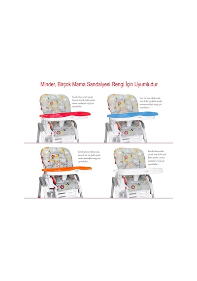 HOLMER Leke Tutmaz Organik Mama Sandalyesi Minderi & Kılıfı Max-T