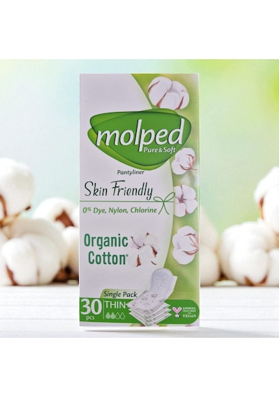Molped Pure & Soft Cilt Dostu Günlük Ped 30'lu
