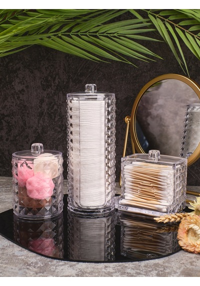 3 Parça Organızer Set Plastik Şeffaf Tr Diğer