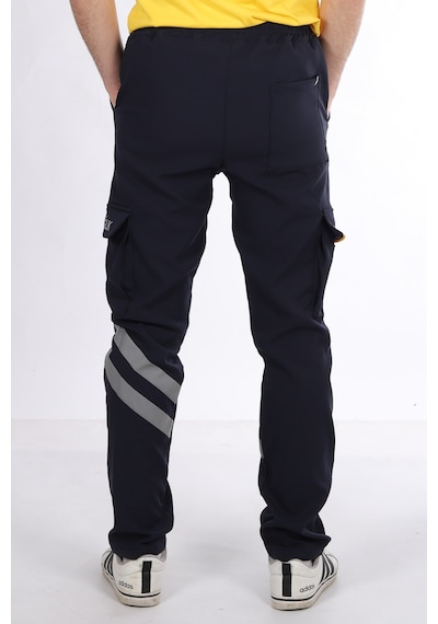 Kışlık Lacivert Likralı 112 Acil Sağlık Pantolonu Unisex Lacivert