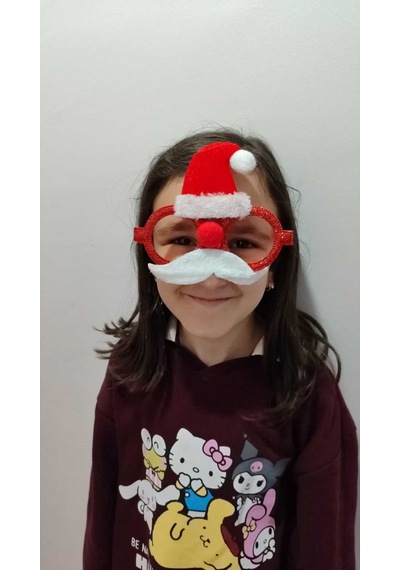 Yılbaşına Özel Noel Baba Gözlük Yılbaşı Süsü