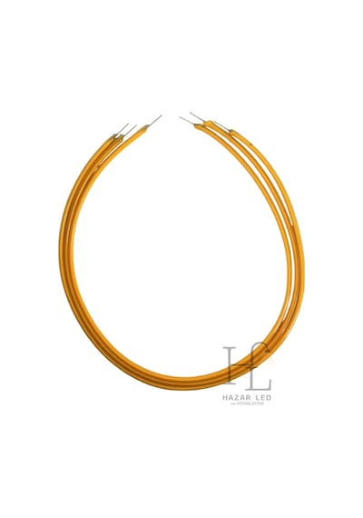 3 Volt 255mm Esnek Led Filament Gün Işığı Retro Tungsten Filament 3 Adet