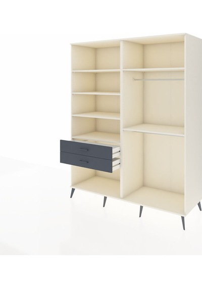 Kronos Gardrop 6 Raflı 2 Çekmeceli 2 Askılı 176x59x221 Aytaşı-aytaşı/antrasit Aytaşı/antrasit Kronos Gardrop 6 Raflı 2 Çekmeceli 2 Askılı 176x59x221 Aytaşı-aytaşı/antrasit Aytaşı/antrasit