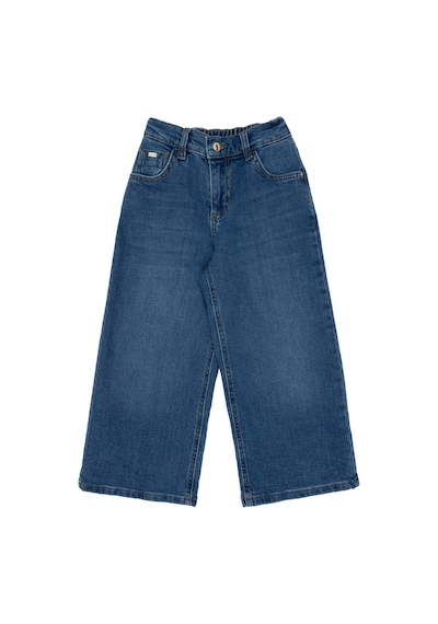 U.S. Polo Assn. Kız Çocuk Mavi Flare Fit Jean Pantolon 50304261-DN0022