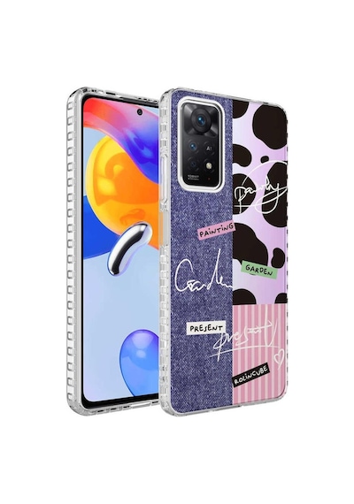 Redmi Note 11 Pro 5G Kilif Airbag Kenarli Renkli Desenli Elegans 562695468