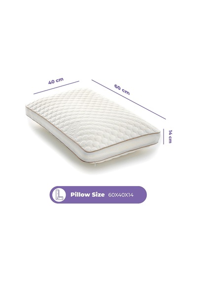 Kolajen Beauty Fiber Visco Yastık, Boyun Yastığı, Boyun Fıtığı Yastığı, Ergonomik Yastık, Visko Yastık, Güzellik Yastığı Çok Renkli