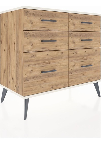 Hyperion Şifonyer 6 Çekmeceli 88x44x80 Çam-aytaşı/çam Aytaşı/çam Hyperion Şifonyer 6 Çekmeceli 88x44x80 Çam-aytaşı/çam Aytaşı/çam
