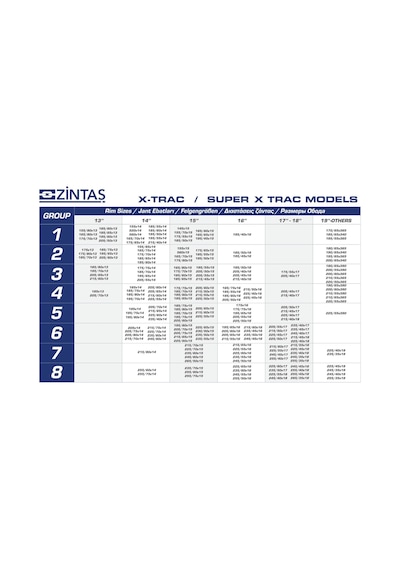 Zintaş X-Trac Binek Araç Takmatik Kar - Lastik - Patinaj Zinciri
