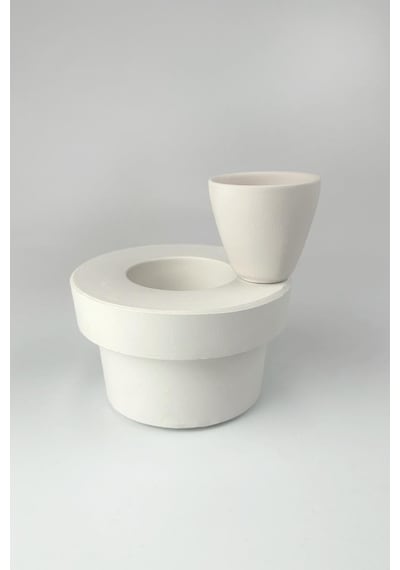 Espresso Mug Alçı Kalıp
