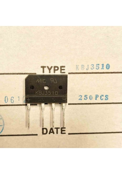 Kbj3510 Mıc 35a 1000v Tarak Tipi Köprü Diyot 9 Adet