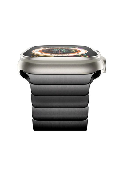 Wearfitpro Apple Uyumlu Watch  Paslanmaz Çelik Bilezik Akıllı Saat Kordonu 45-49mm Series 7, 8, 9, 10, Se, Ultra