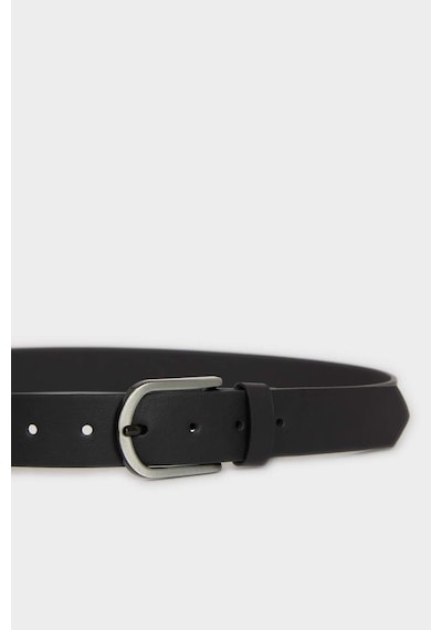 Defacto Erkek Dikdörtgen Toka Suni Deri Jean Kemeri H5071axnsbk27 Siyah-bk27