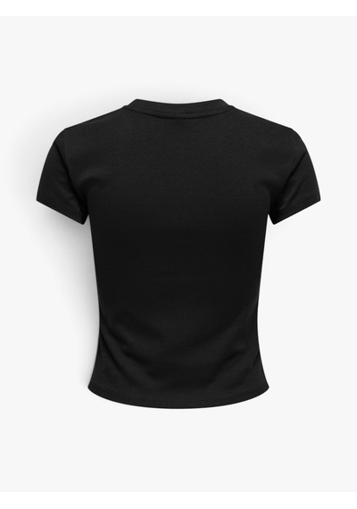 Only Onlsuperıor S/s O-neck Top Cc Jrs Kadın Siyah - 15377620