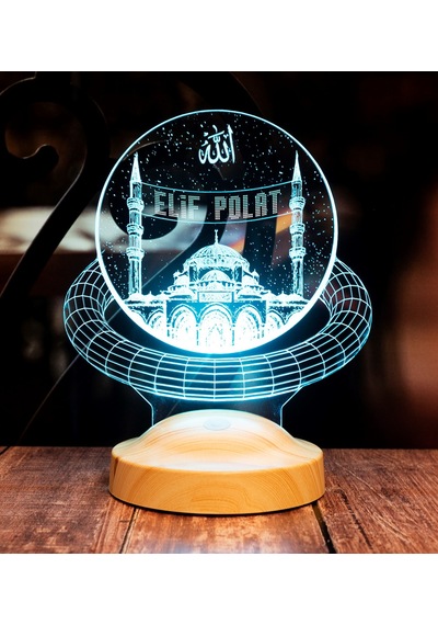 Mahyalı Camii, Kişiye Özel Dini Hediye 3D Led Lamba