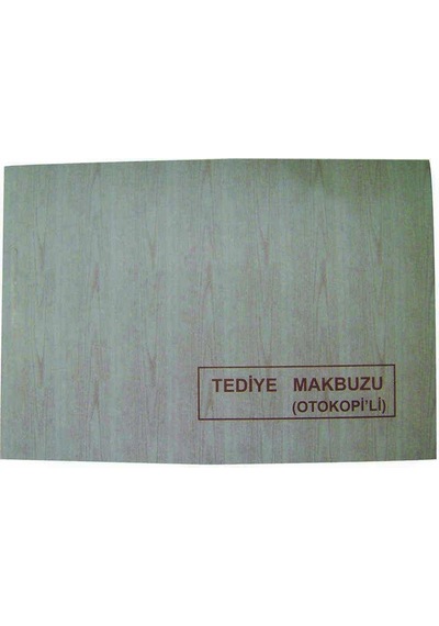 Dilman Tediye Makbuzu 2 Nüsha Otokopili