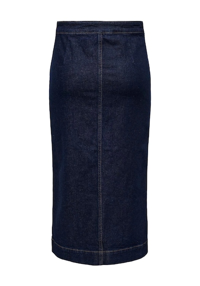 Only Onlmadison Hw Pencil Midi Kadın Denim Etek 15338921 Mavi