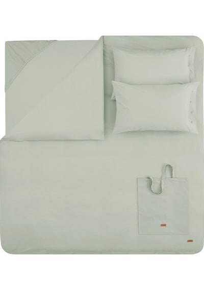 Yataş Bedding Plain Battal Boy Ranforce Nevresim Takımı - Adaçayı