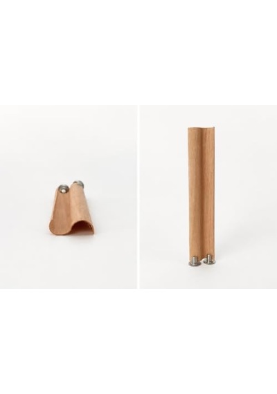 8 Adet Zig Zag Ahşap Fitil Ve Metal Sehpa - 10 Cm Uzunluk, 3 Cm Genişlik, Mum Yapımı İçin Dekoratif Ahşap Fitil Seti 000 Açık Krem