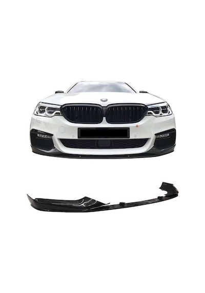Bmw G 30 Ön Tampon Altı Lip M-performance Pianoblack 2017+ 5 Seri