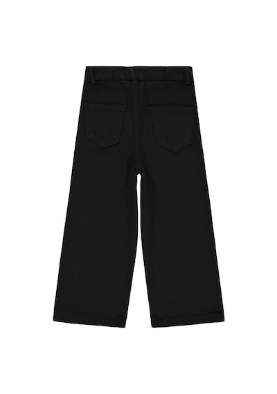 Civil Girls Çiçek Nakışlı 6-9 Yaş Pantolon - Siyah