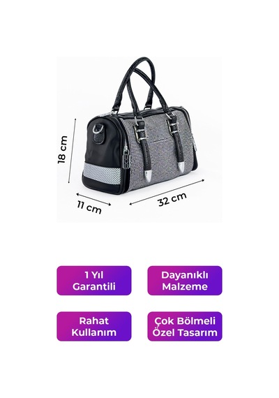Kriste Bell Kadın Sırt Çanta Siyah 26461 Siyah