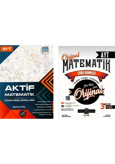 Aktif Yayınları Ayt Matematik Soru Bankası Ve Orijinal Yayınları Ayt Matematik Soru Bankası