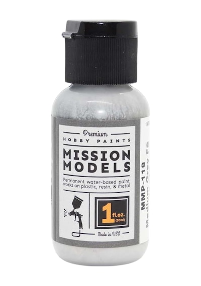 Mission Models Mmp-118 Orta Gri Fs 36270 Akrilik Boya 1 Oz 30ml 6998