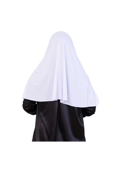 Modish Group Hazır Başörtüsü Pratik İslami Giyim Penye Peçeli Türban Namaz İçin Yumuşak Eşarp Beyaz