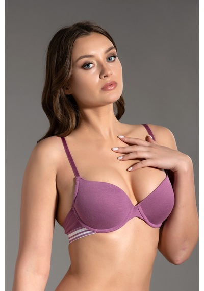 Newbra Penye Push-up Sütyen - Gul Kurusu Gül Kurusu