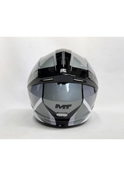 Mt Kask Genesis Sv B12 Raccoon Çene Açılır Kask Parlak Renk Çok Renkli