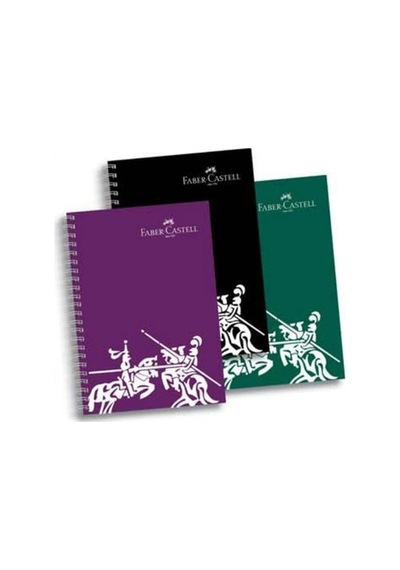 Faber Pp Kapak Spiralli A4 Koyu Renk 140 Yp Kareli Defter 5075400133