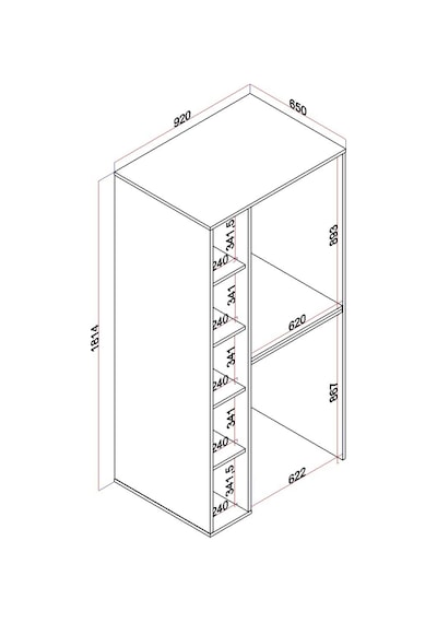 Rudu Sera Çamaşır Ve Kurutma Makinesi Dolabı, Banyo Dolabı 92x65x184 Cm 1 Kapaklı 5 Raflı-beyaz Rudu Sera Çamaşır Ve Kurutma Makinesi Dolabı, Banyo Dolabı 92x65x184 Cm 1 Kapaklı 5 Raflı-beyaz