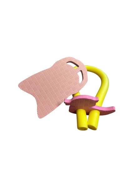 Yüzme Tahtas 3 Lü Set Tahta Açık Pembe Koyu Pembe Makarna Sarı Çok Renkli