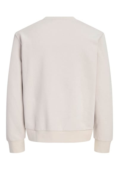 Jack & Jones Jcoclub Brandıng Sweat Crew Neck Bej Erkek Sweatshirt 12300460