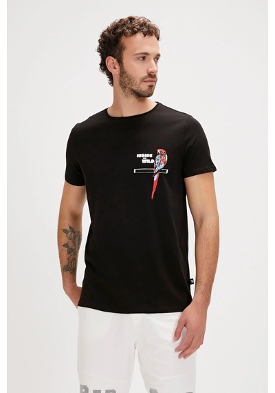 Bad Bear Macaw T-shırt Siyah Erkek Tshirt